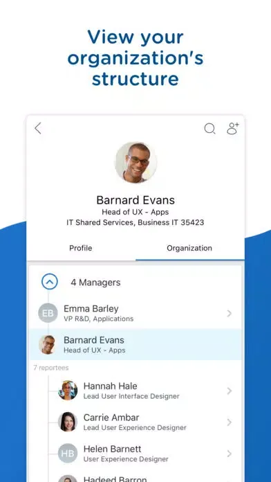 People - Workspace ONE স্ক্রিনশট