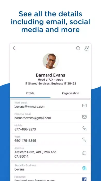 People - Workspace ONE স্ক্রিনশট