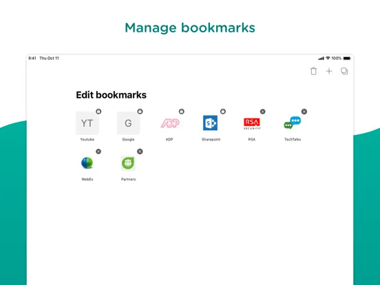 Web - Workspace ONE iPad  Screenshots