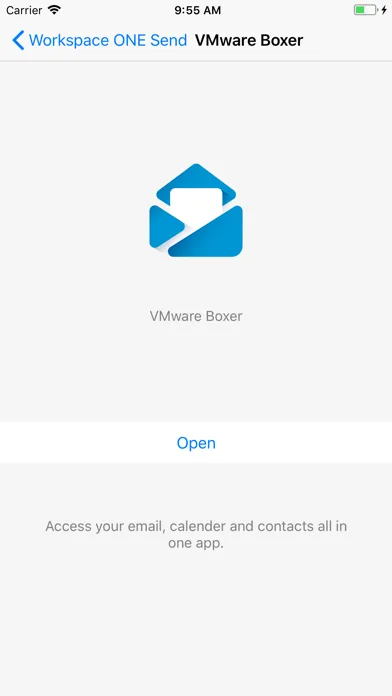 Zrzuty ekranu Send - Workspace ONE