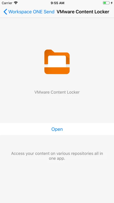 Zrzuty ekranu Send - Workspace ONE