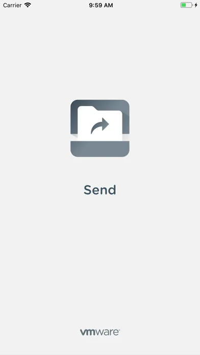 Zrzuty ekranu Send - Workspace ONE