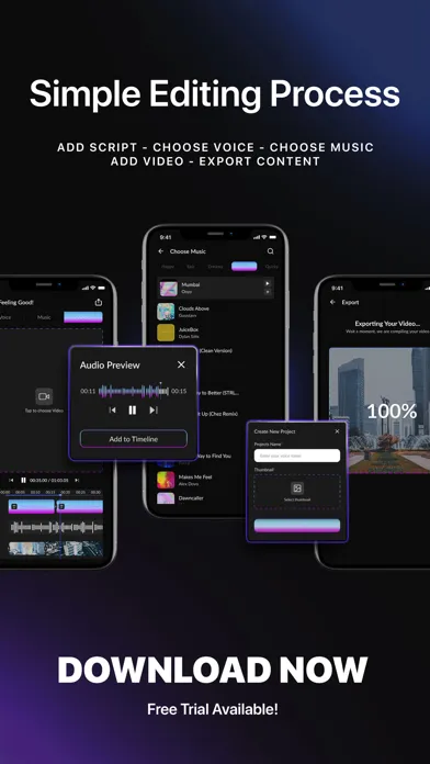 Voice Air - Multimedia App Screenshots