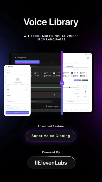Voice Air - Multimedia App Screenshots