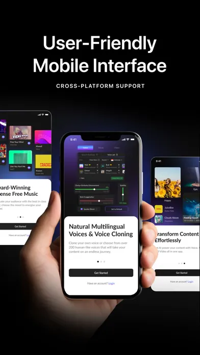 Voice Air - Multimedia App Screenshots