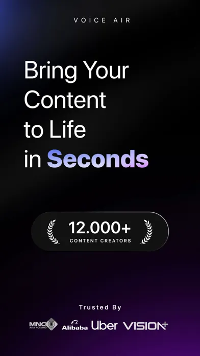 Voice Air - Multimedia App Screenshots