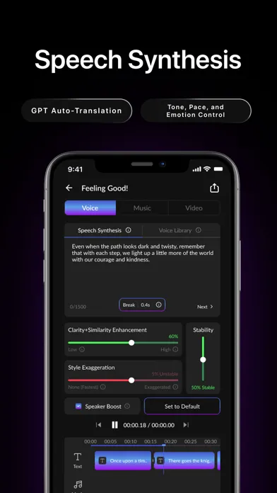 Voice Air - Multimedia App Screenshots