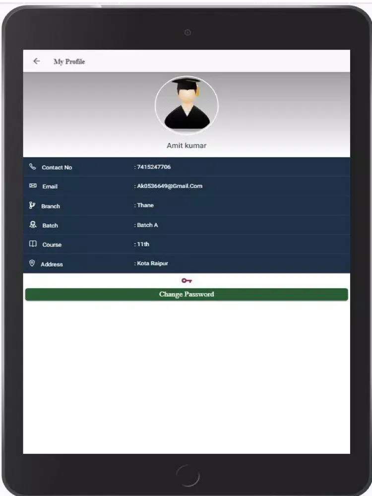 Academic Interaction Register iPad 应用截图