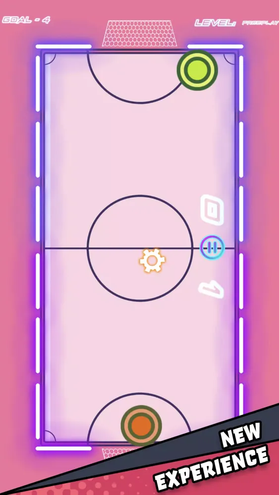 Tangkapan layar Air Hockey Glow HD Ultimate 2D