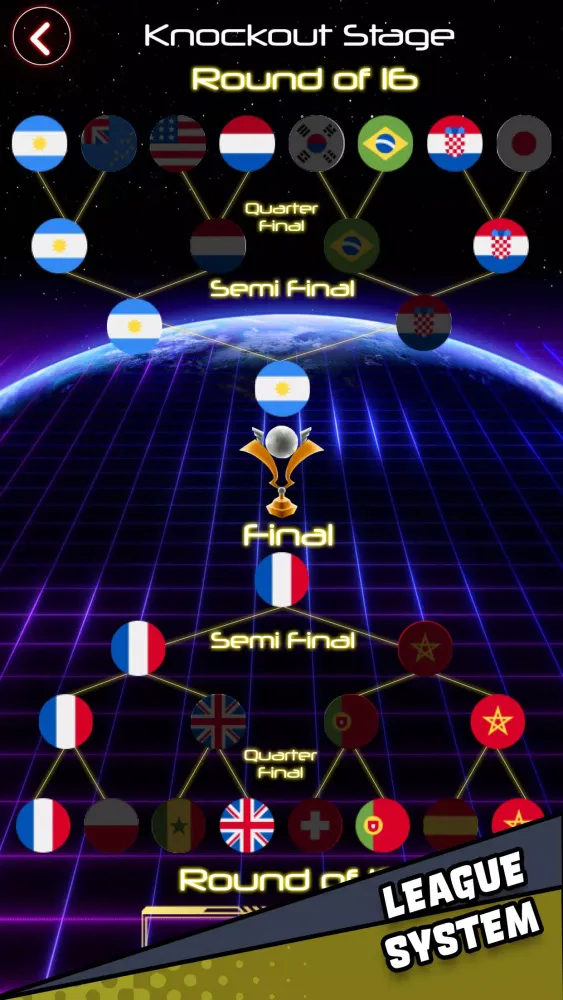 Tangkapan layar Air Hockey Glow HD Ultimate 2D