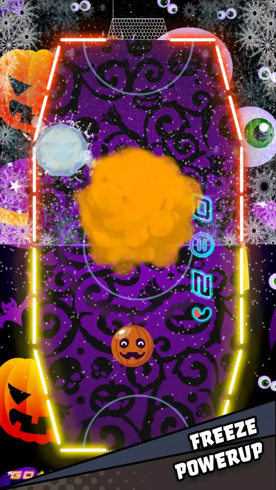 Tangkapan layar Air Hockey Glow HD Ultimate 2D
