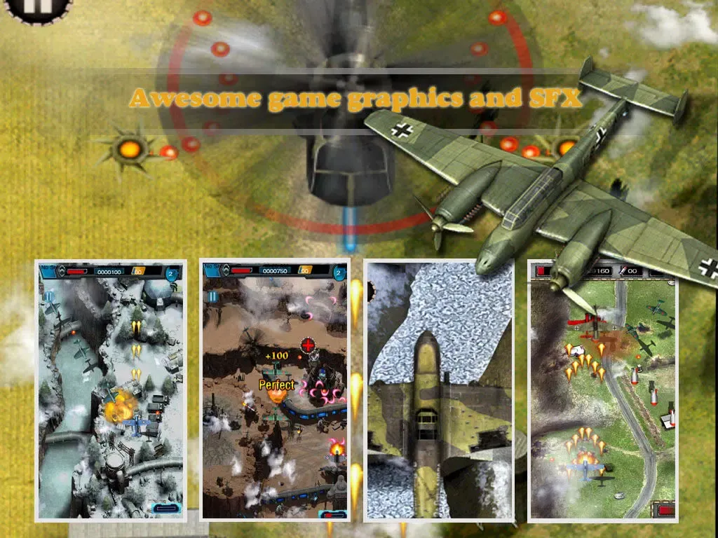 Скриншоты Striker Fighters Wings - Air Sky Gamblers Flight Combat iPad 