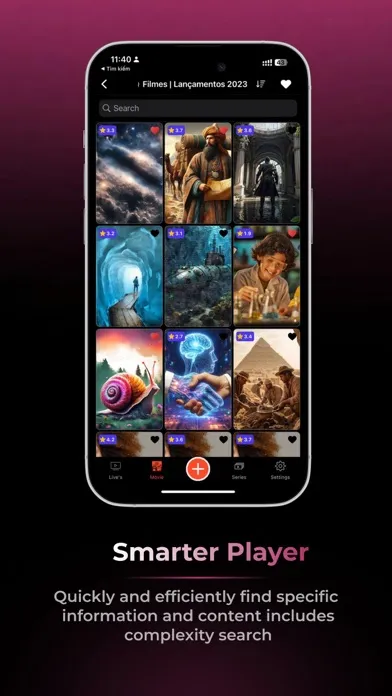 ภาพหน้าจอของ IPTV Smarter Player