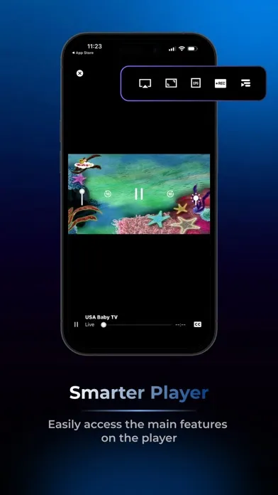 ภาพหน้าจอของ IPTV Smarter Player
