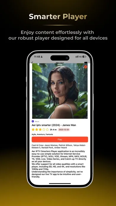 ภาพหน้าจอของ IPTV Smarter Player