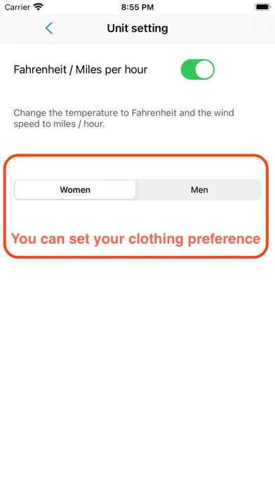 Captures d'écran de Weather&Clothes