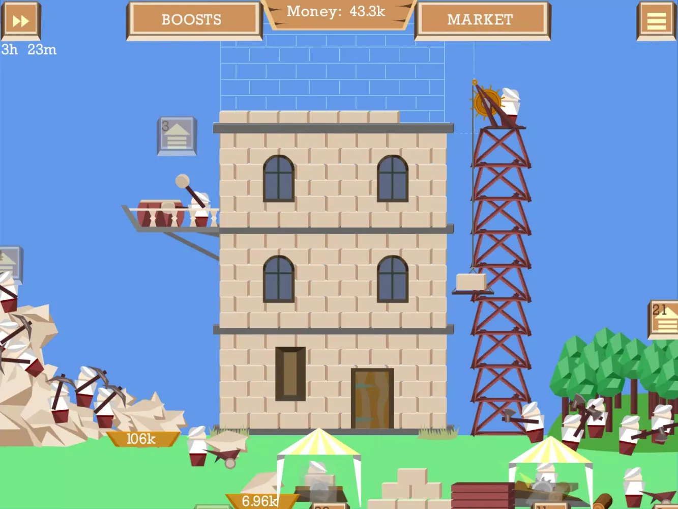 ภาพหน้าจอของ Idle Tower Builder