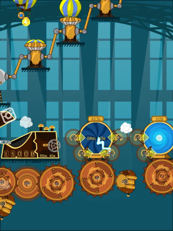 Steampunk Idle Spinner Factory iPad  স্ক্রিনশট