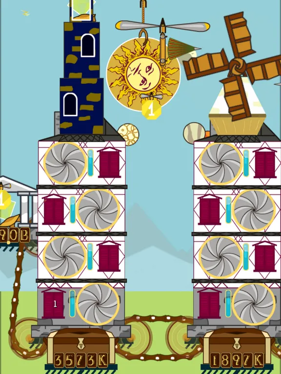 Steampunk Idle Spinner Factory iPad  স্ক্রিনশট