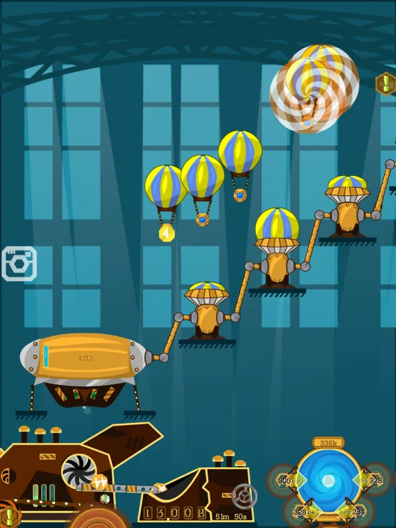 Steampunk Idle Spinner Factory iPad  স্ক্রিনশট
