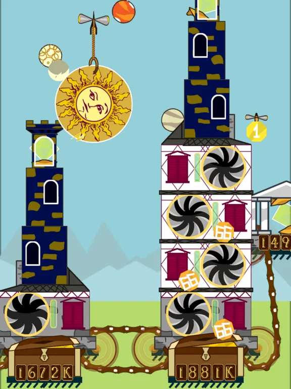 Steampunk Idle Spinner Factory iPad  স্ক্রিনশট