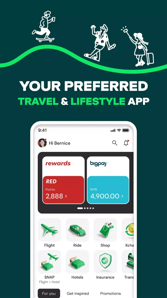 Screenshot di AirAsia MOVE