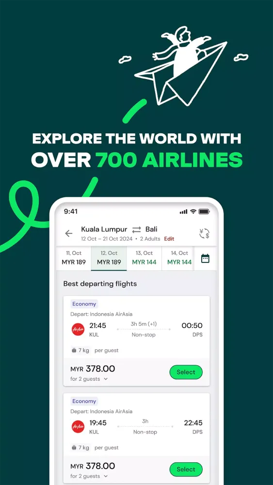 Screenshot di AirAsia MOVE