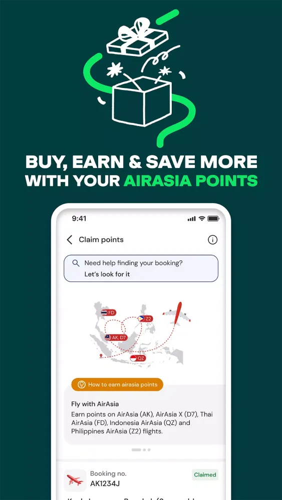 Screenshot di AirAsia MOVE