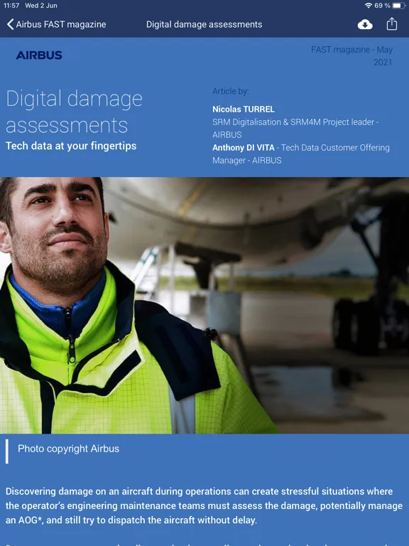 FAST magazine by Airbus iPad 應用截圖