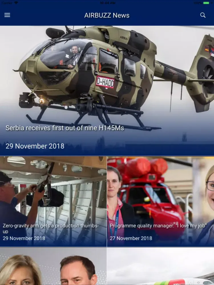 AIRBUZZ News iPad  Ekran Görüntüleri