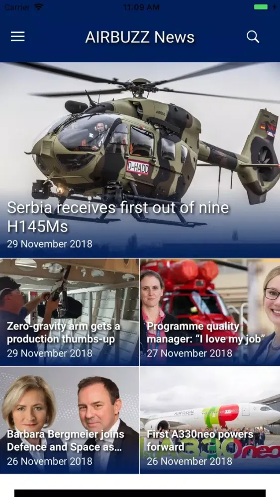 AIRBUZZ News Ekran Görüntüleri