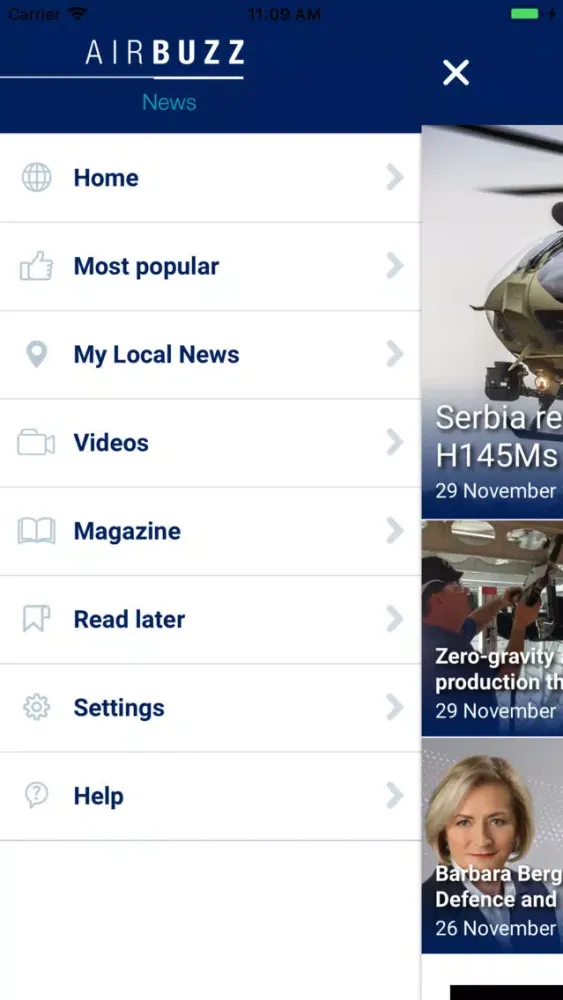 AIRBUZZ News Ekran Görüntüleri