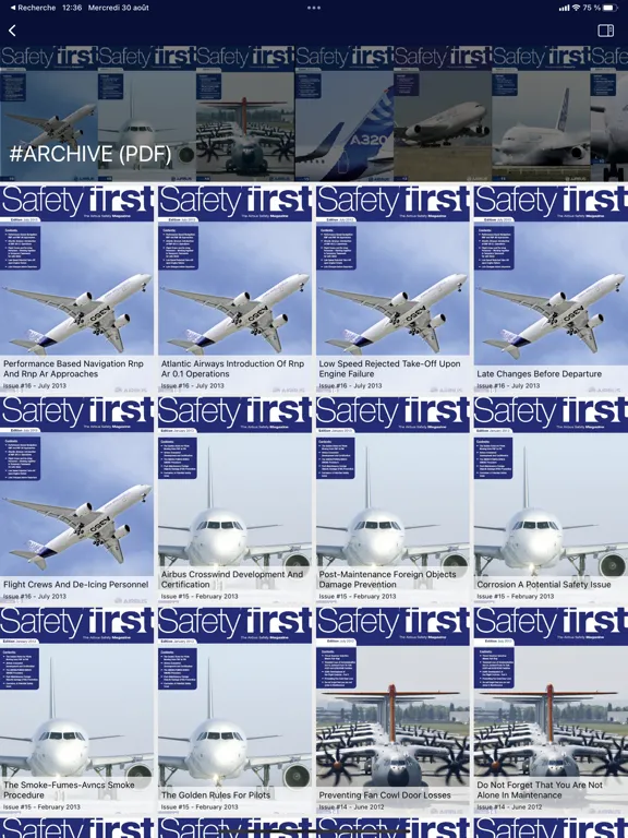 Airbus Safety first iPad  Screenshots