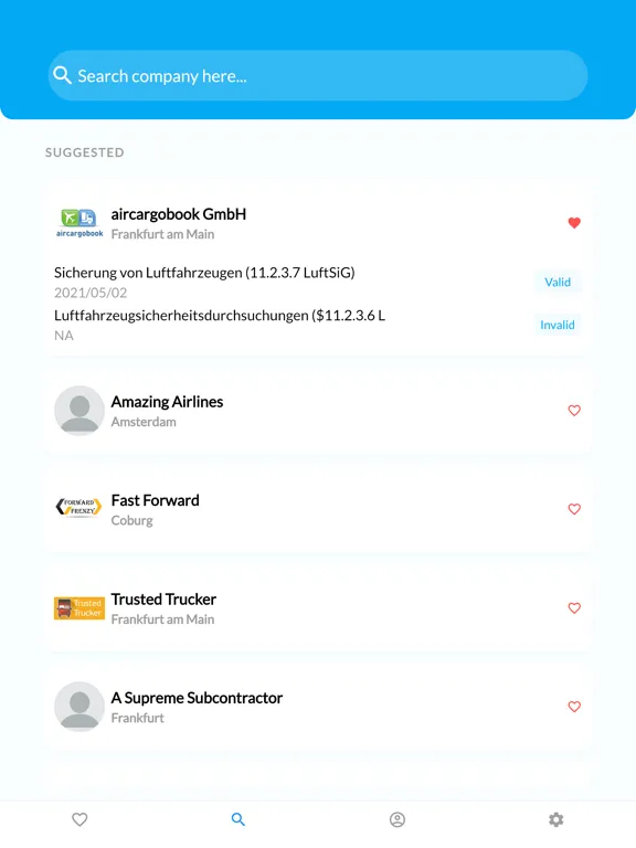 aircargo alert iPad  স্ক্রিনশট