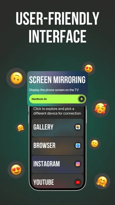 Tangkapan layar Screen Mirroring Cast: TV App