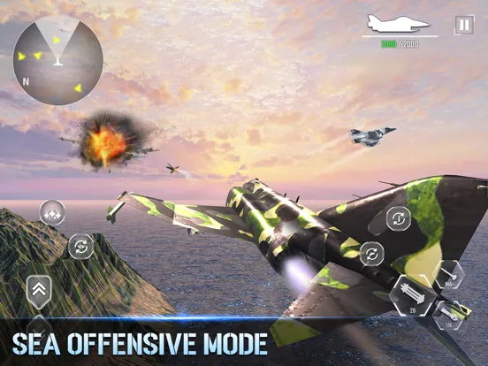 Capturas de tela do Aircraft Strike: Jet Fighter iPad 