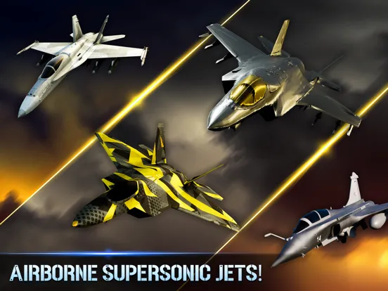 Capturas de tela do Aircraft Strike: Jet Fighter iPad 