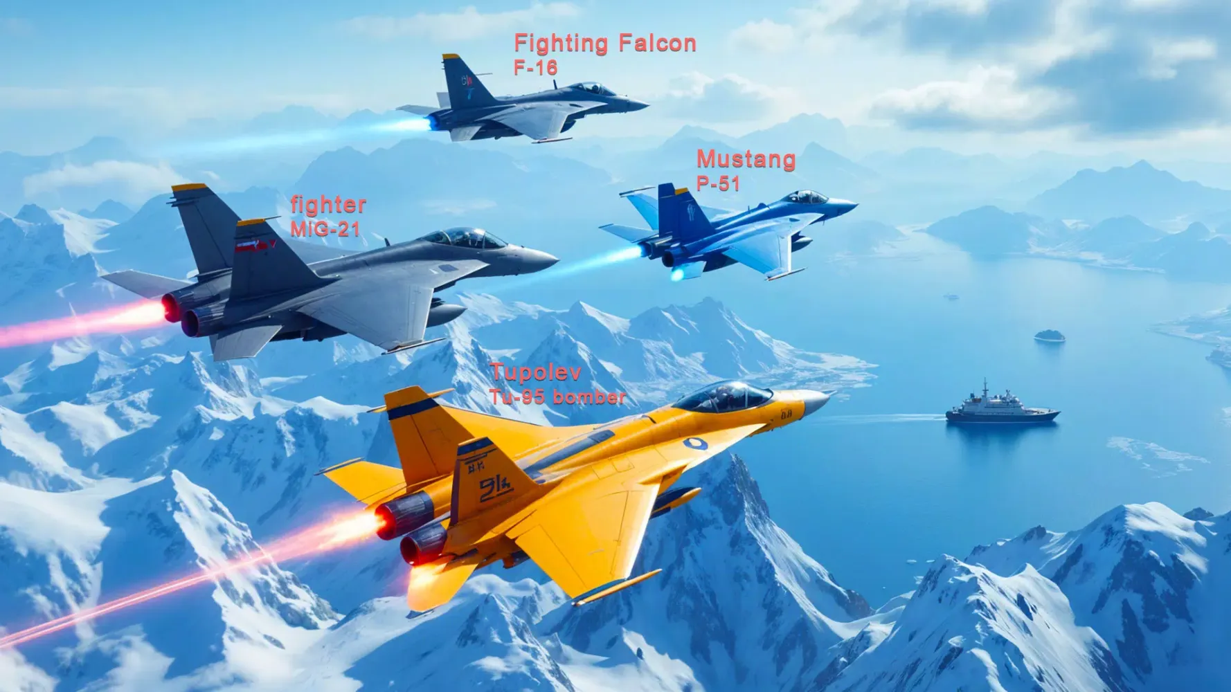 Capturas de pantalla de Aircraft Strike: Jet Fighter