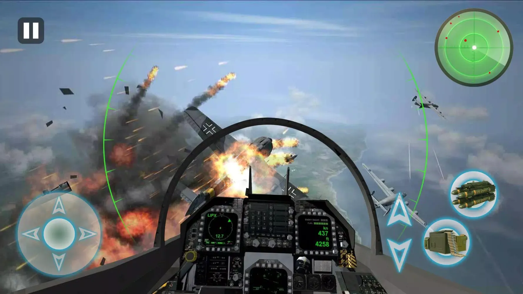Captures d'écran de Air Combat 3D：Thunder War