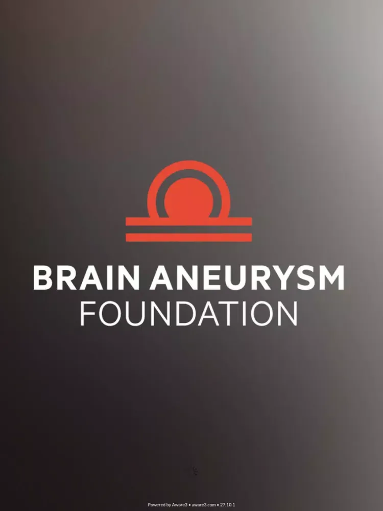 ภาพหน้าจอของ Brain Aneurysm Foundation iPad 