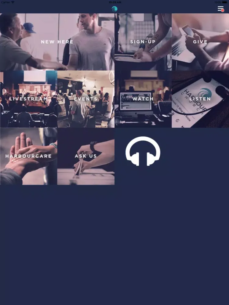 Harbour Church iPad  Screenshots