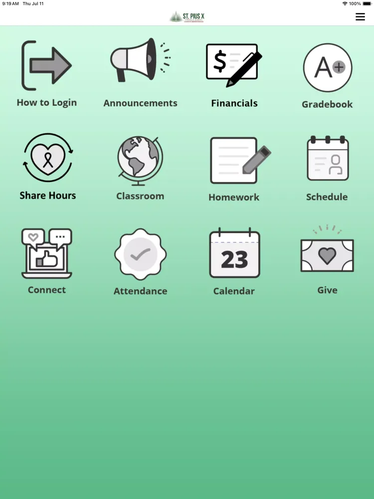 St. Pius X Catholic School Screenshots