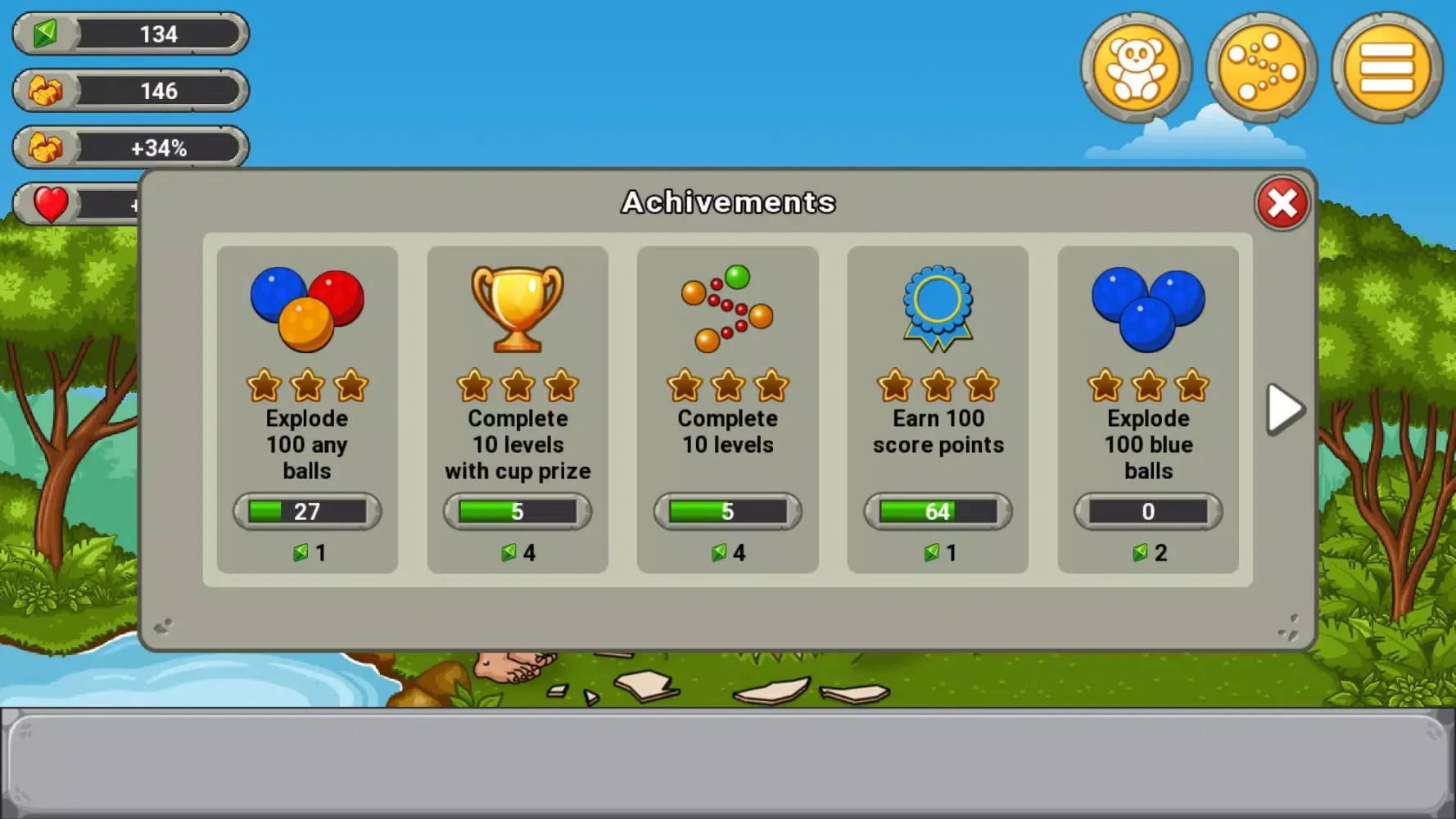 Ancient Bubbles Screenshots