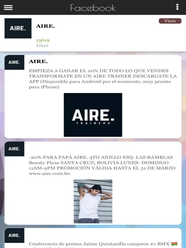 AIRE.TRAINERS iPad  Screenshots