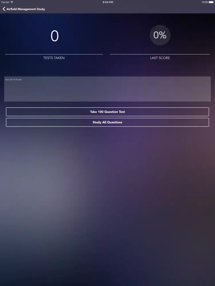 Zrzuty ekranu Airfield Management Study iPad 