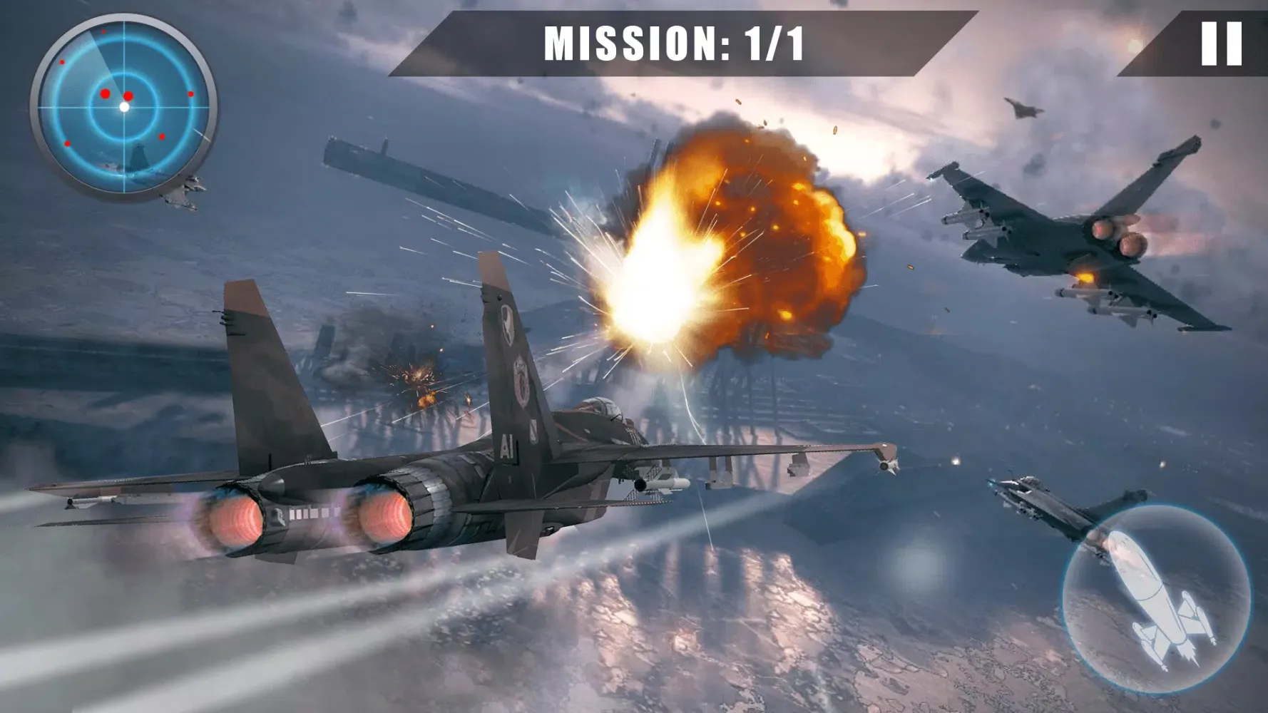 Total Air Fighters War應用截圖