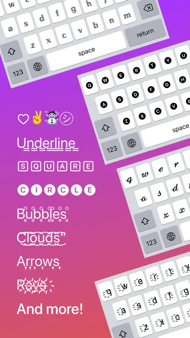 AirFonts: Fancy Fonts Keyboard سکرین شاٹس