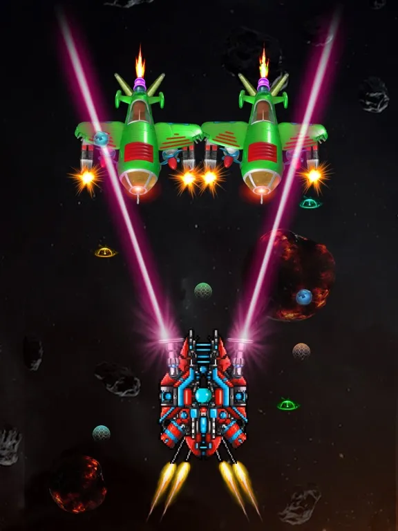 Zrzuty ekranu Galaxy Airplane Shooting Games iPad 