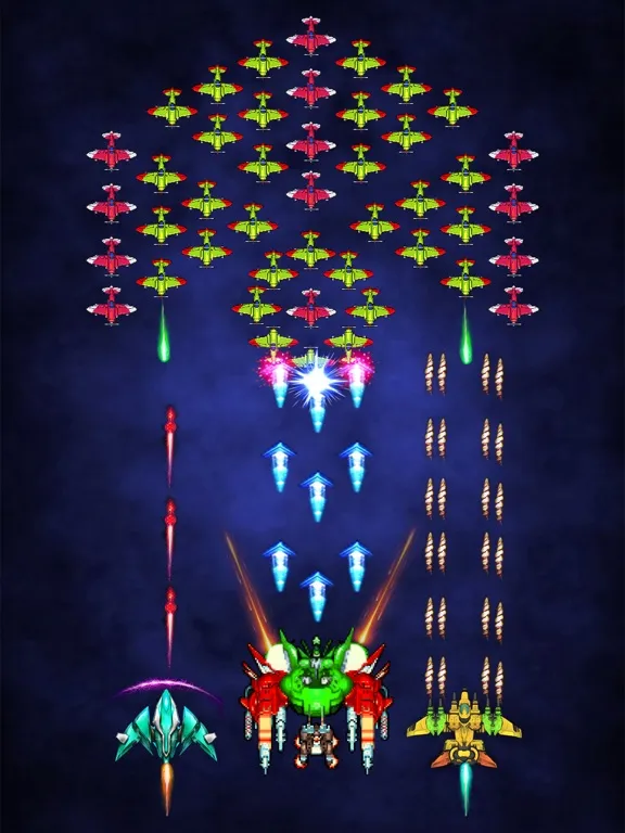 Zrzuty ekranu Galaxy Airplane Shooting Games iPad 