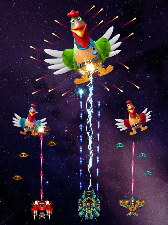 Zrzuty ekranu Galaxy Airplane Shooting Games iPad 